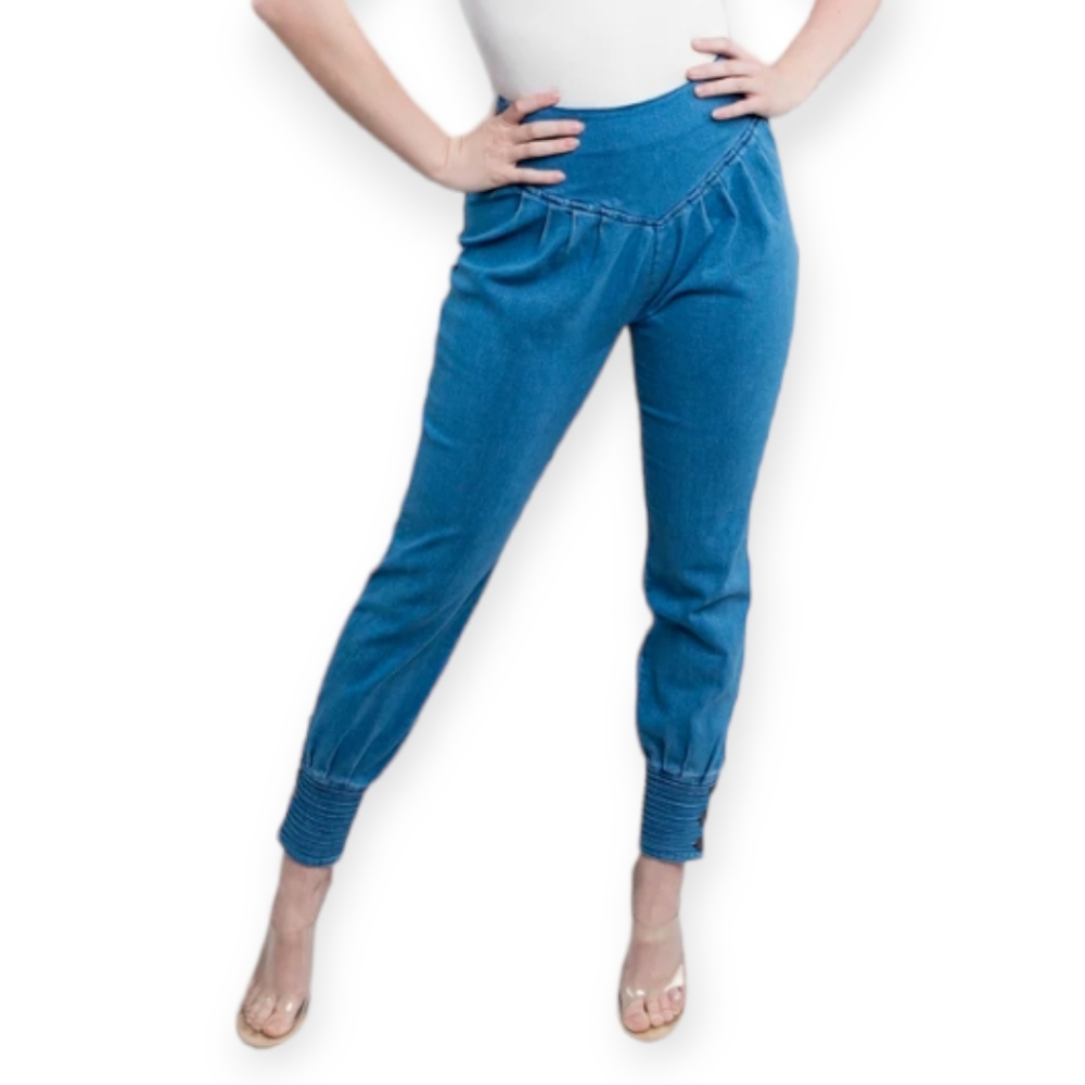 High Rise Blue Women's Jeans